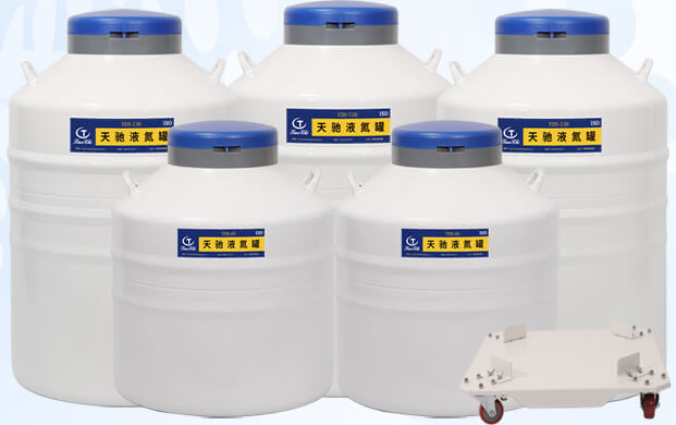 大口徑液氮生物容器都帶花盤么？